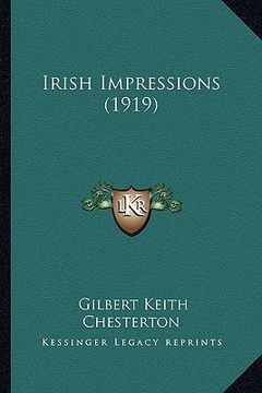 portada irish impressions (1919) (en Inglés)