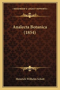 portada Analecta Botanica (1854) (in Latin)
