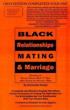 portada black relationships mating & marriage (en Inglés)