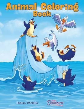 portada Animal Coloring Book: Kids Coloring Book Ages 4-8, 9-12 (en Inglés)