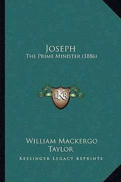 portada joseph: the prime minister (1886) (en Inglés)