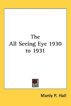 portada the all seeing eye 1930 to 1931 (in English)