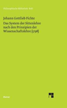 portada Das System der Sittenlehre nach den Prinzipien der Wissenschaftslehre (1798) 
