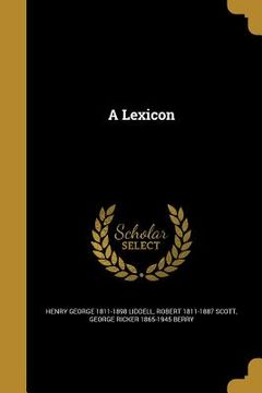portada A Lexicon (en Inglés)