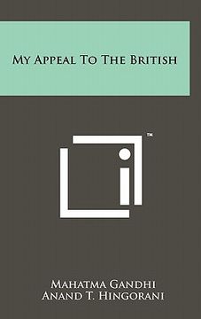 portada my appeal to the british (en Inglés)