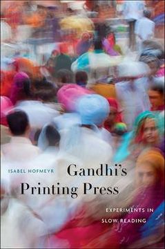 portada gandhi's printing press: experiments in slow reading (en Inglés)