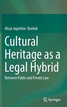 portada Cultural Heritage as a Legal Hybrid: Between Public and Private Law 