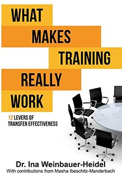portada What Makes Training Really Work: 12 Levers of Transfer Effectiveness (en Inglés)