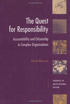 portada The Quest for Responsibility Paperback: Accountability and Citizenship in Complex Organisations (Theories of Institutional Design) (in English)