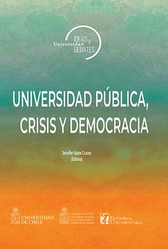portada Universidad pública, crisis y democracia (in Spanish)