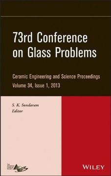portada 73rd Conference on Glass Problems, Volume 34, Issue 1 (en Inglés)