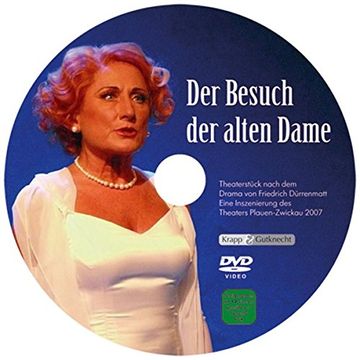 portada Der Besuch der Alten Dame - Friedrich Dürrenmatt, 1 dvd (en Alemán)