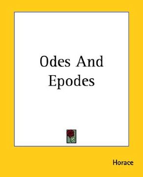 portada odes and epodes (en Inglés)