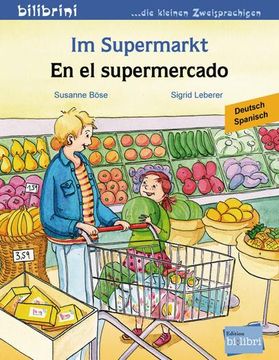 portada Im Supermarkt. Kinderbuch Deutsch-Spanisch (in Spanish)