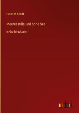 portada Meeresstille und hohe See: in Großdruckschrift (en Alemán)