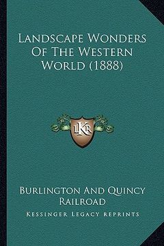 portada landscape wonders of the western world (1888) (in English)