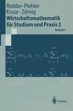 portada Wirtschaftsmathematik für Studium und Praxis 2: Analysis I (Springer-Lehrbuch) (German Edition)