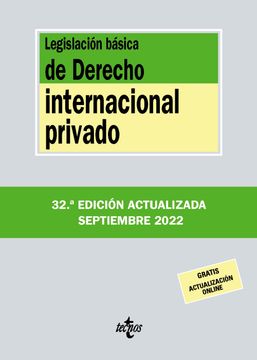portada Legislación básica de Derecho Internacional privado (in Spanish)