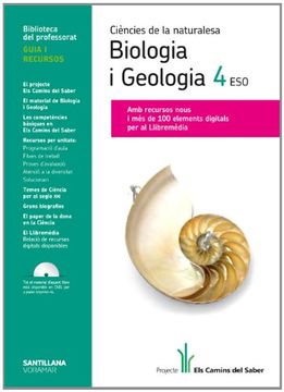 portada Guia Ciencies de la Naturalesa Biologia i Geologia 4 eso els Camis del Saber Valenciano Voramar (in Catalá)