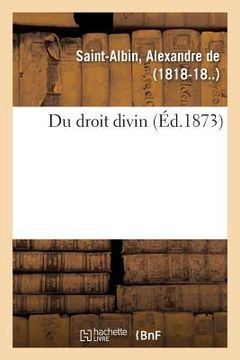 portada Du Droit Divin (en Francés)