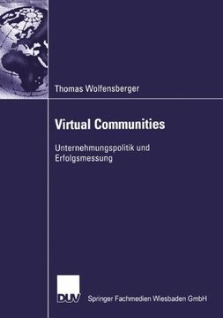 portada Virtual Communities: Unternehmungspolitik und Erfolgsmessung
