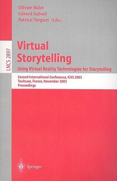 portada virtual storytelling: using virtual reality technologies for storytelling (in English)