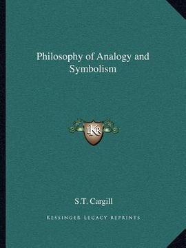 portada philosophy of analogy and symbolism (en Inglés)