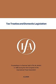 portada tax treaties & domestic legislation (en Inglés)