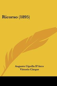 portada Ricorso (1895) (in Italian)