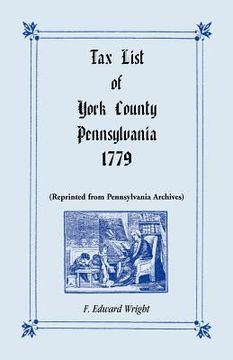 portada tax list of york county, pennsylvania 1779 (en Inglés)