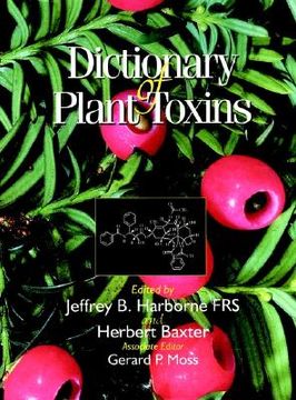 portada dictionary of plant toxins (en Inglés)