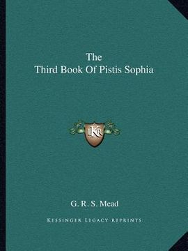portada the third book of pistis sophia (en Inglés)
