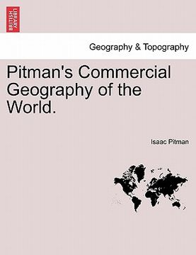 portada pitman's commercial geography of the world. (en Inglés)