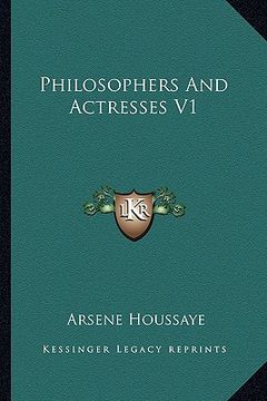 portada philosophers and actresses v1 (en Inglés)