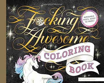 portada Fucking Awesome Coloring Book (en Inglés)