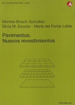 Pavimentos. Nuevos revestimientos (Aula d'Arquitectura)