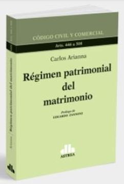 portada Regimen Patrimonial del Matrimonio (in Spanish)
