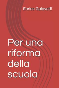 portada Per una riforma della scuola (in Italian)
