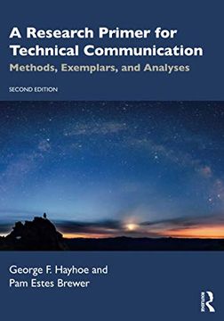 portada A Research Primer for Technical Communication: Methods, Exemplars, and Analyses 