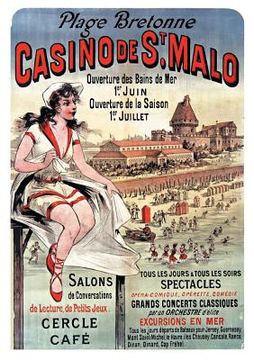 portada Carnet Ligné Affiche Casino Saint-Malo (en Francés)