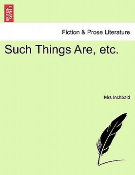 portada such things are, etc. (in English)