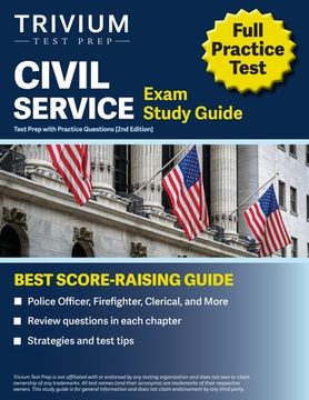 portada Civil Service Exam Study Guide: Test Prep with Practice Questions (Police Officer, Firefighter, Clerical, and More) [2nd Edition]