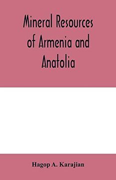 portada Mineral Resources of Armenia and Anatolia (en Inglés)
