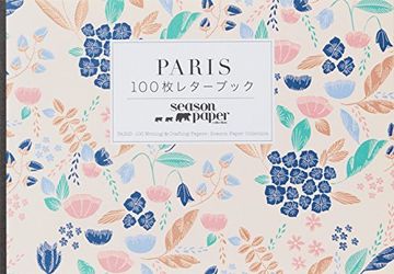 portada Paris: Season Paper Collection: 100 Writing and Crafting Papers (en Japonés)