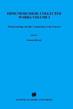 portada ideas pertaining to a pure phenomenology and to a phenomenological philosophy: third book: phenomenology and the foundation of the sciences