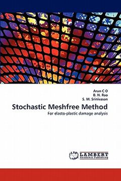portada stochastic meshfree method (en Inglés)