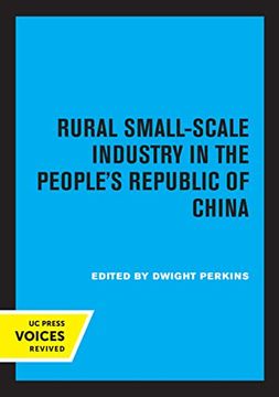 portada Rural Small-Scale Industry in the People'S Republic of China (en Inglés)