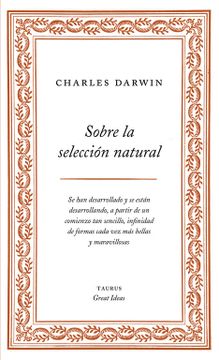 portada Sobre la Selección Natural (in Spanish)