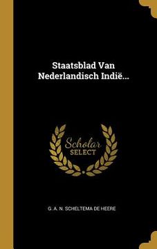 portada Staatsblad Van Nederlandisch Indië...