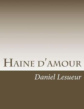 portada Haine d'amour (in French)